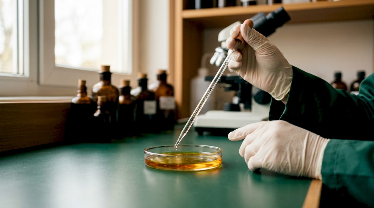 Lab setup for fatty acid skin absorption study