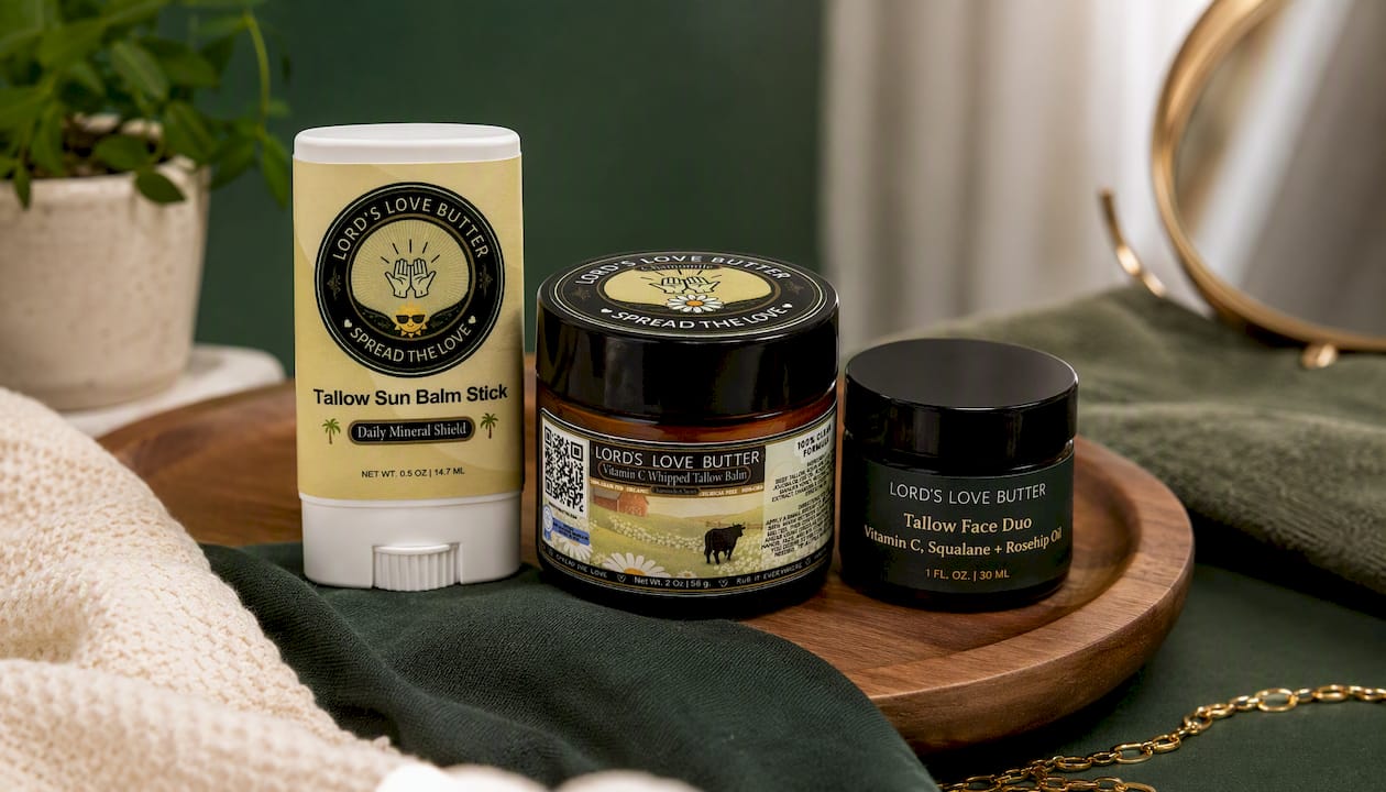 Beef Tallow Sun Balm Stick with Zinc Oxide — Daily Mineral Shield