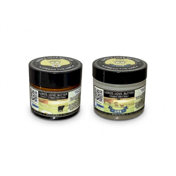 Tallow Face Duo — Vitamin C, Squalane + Rosehip Oil