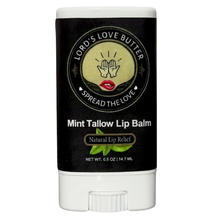 Mint Beef Tallow Lip Balm Stick