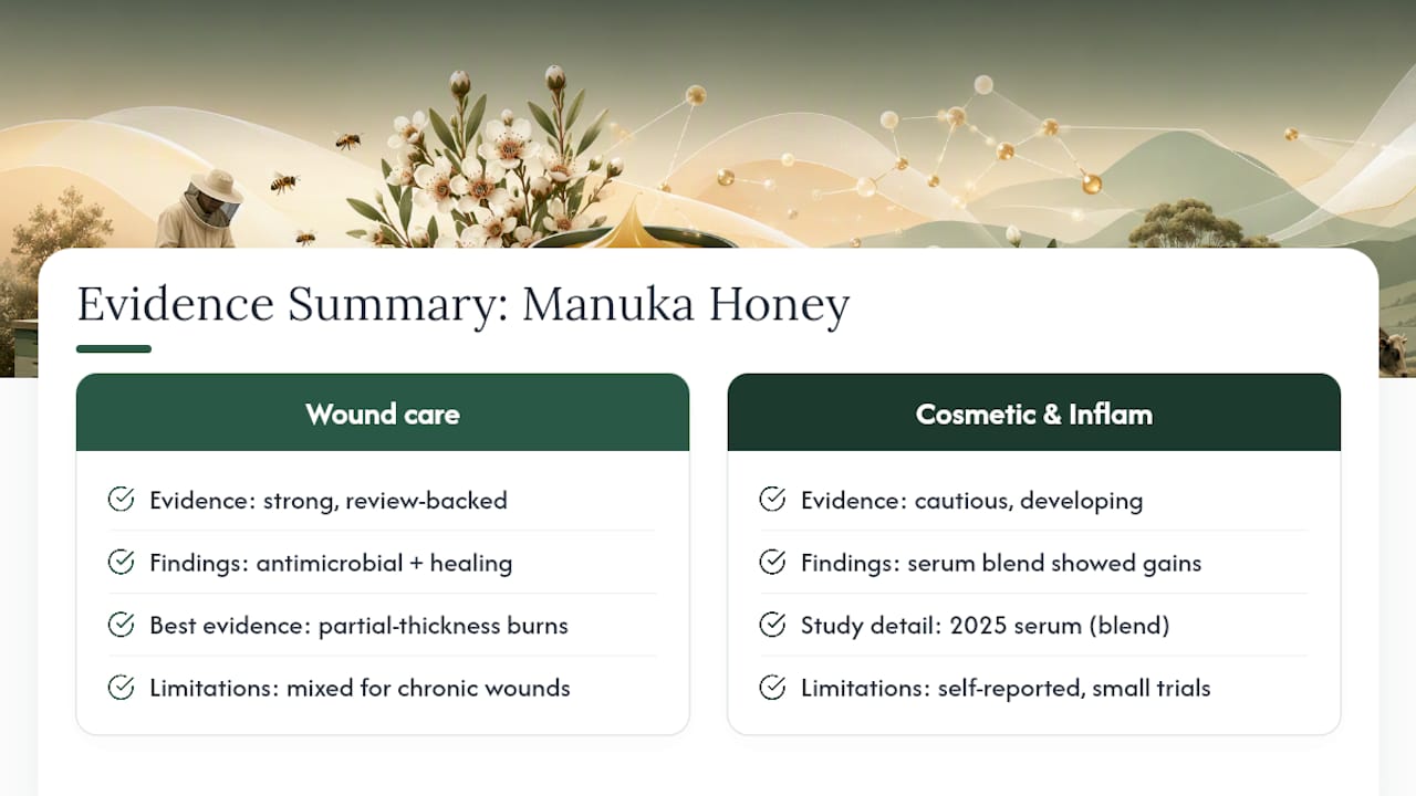Clinical Evidence: What Studies and Reviews Actually Found — overview diagram