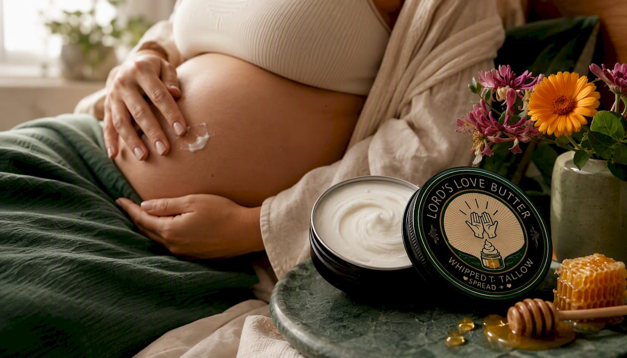Whipped Beef Tallow Balm with Manuka Honey - 2.4 oz Tin