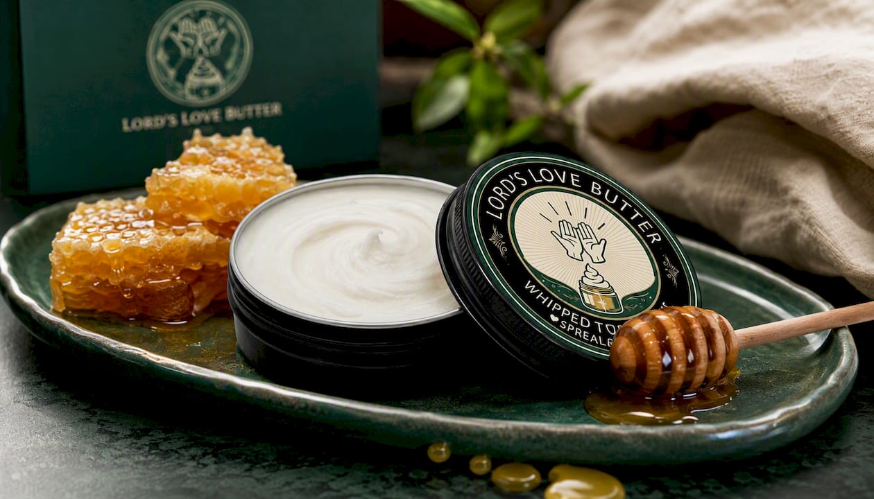 Whipped Beef Tallow Balm with Manuka Honey & Propolis - 2.4 oz Tin