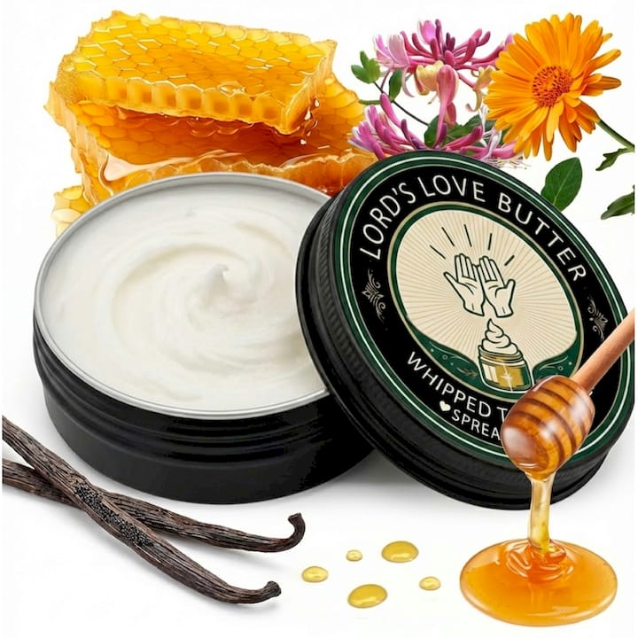 Whipped Beef Tallow Balm with Manuka Honey & Propolis - 2.4 oz Tin