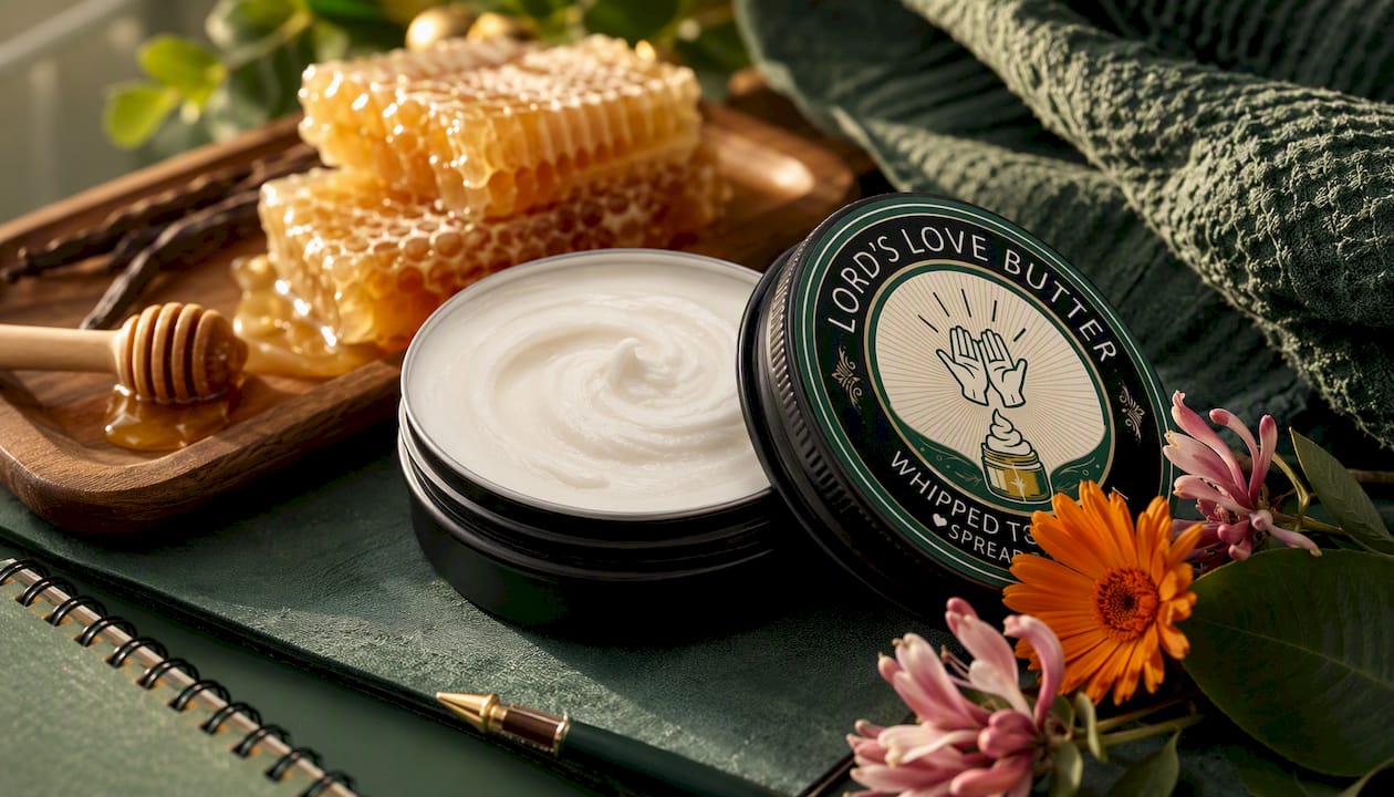 Whipped Beef Tallow Balm with Manuka Honey & Propolis - 2.4 oz Tin