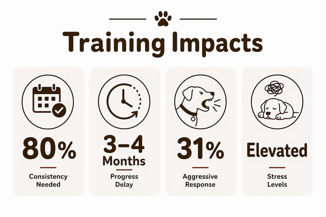 Infographic showing training impact statistics and key points