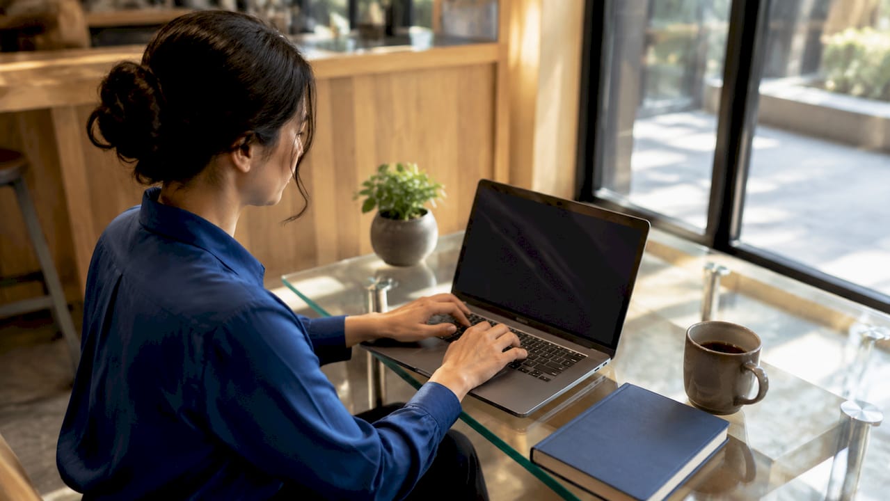 Engineer updating AI team software configuration