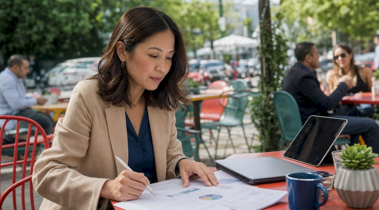 Tech leader reviewing permission-aware AI documentation