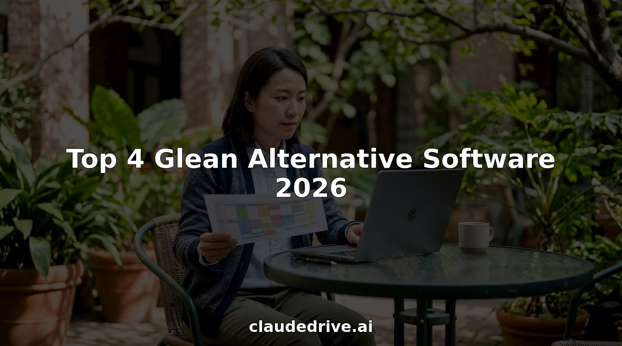 Professional woman comparing software alternatives at desk