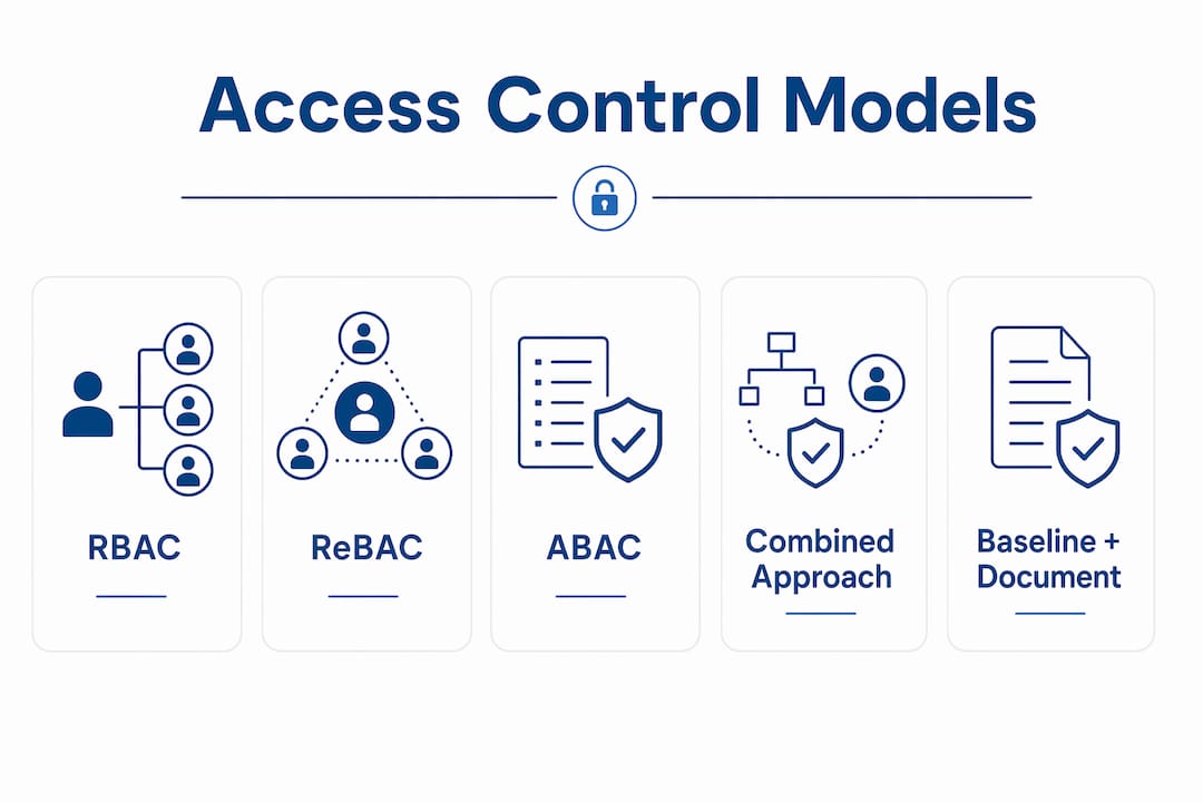 Infographic comparing enterprise RAG access control models