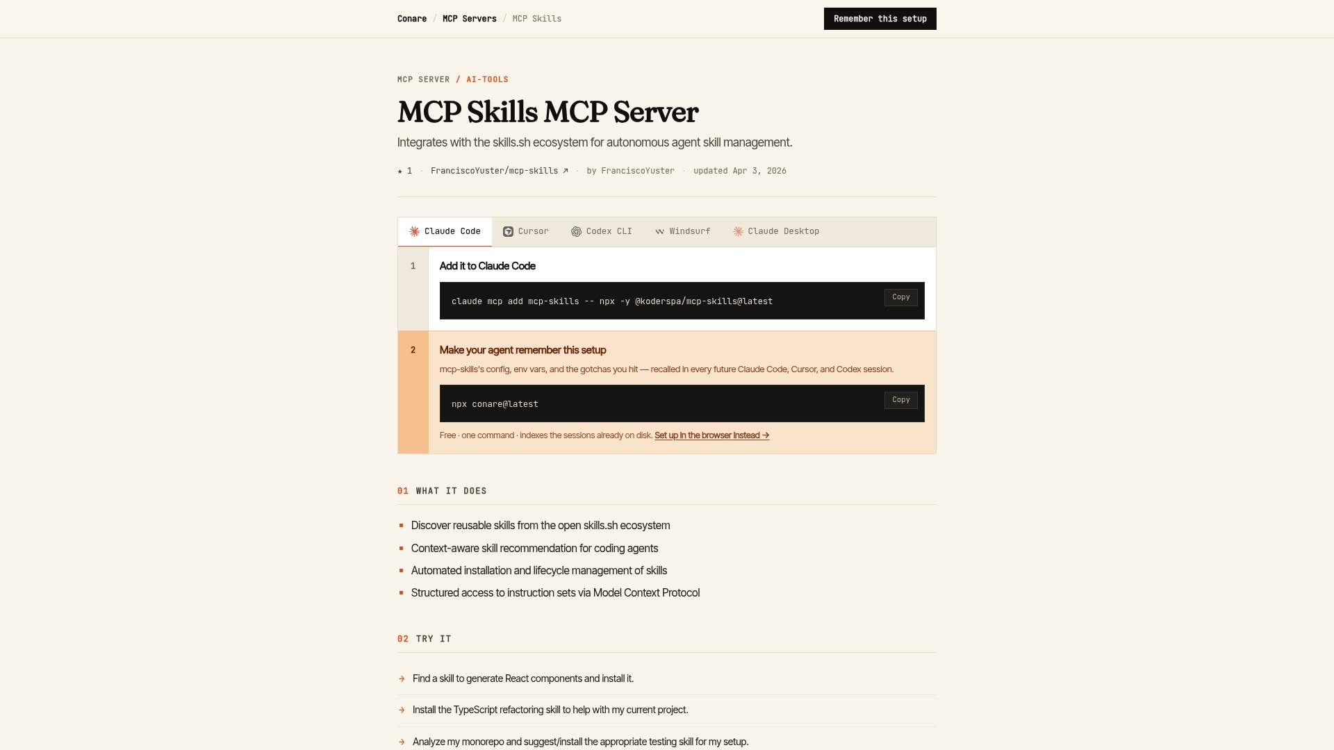 https://conare.ai/marketplace/mcp/mcp-skills