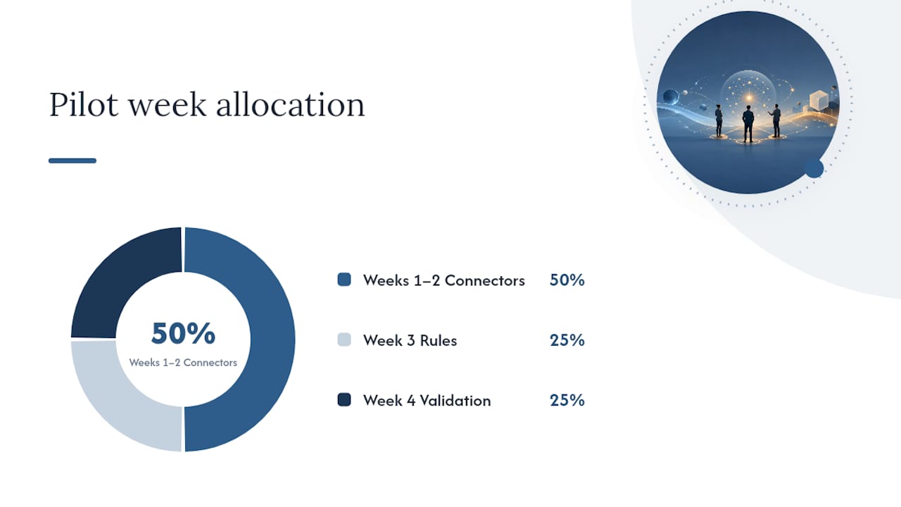 Your rollout checklist and pilot timeline — overview diagram