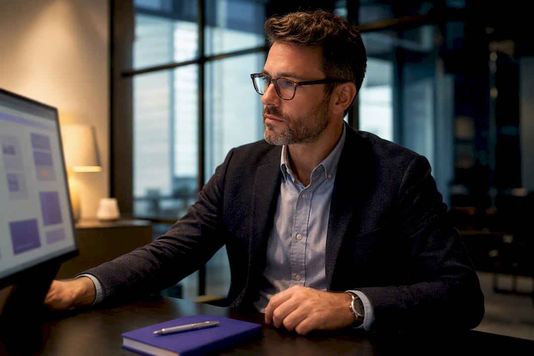 Advisor reviewing fundraising portal activity