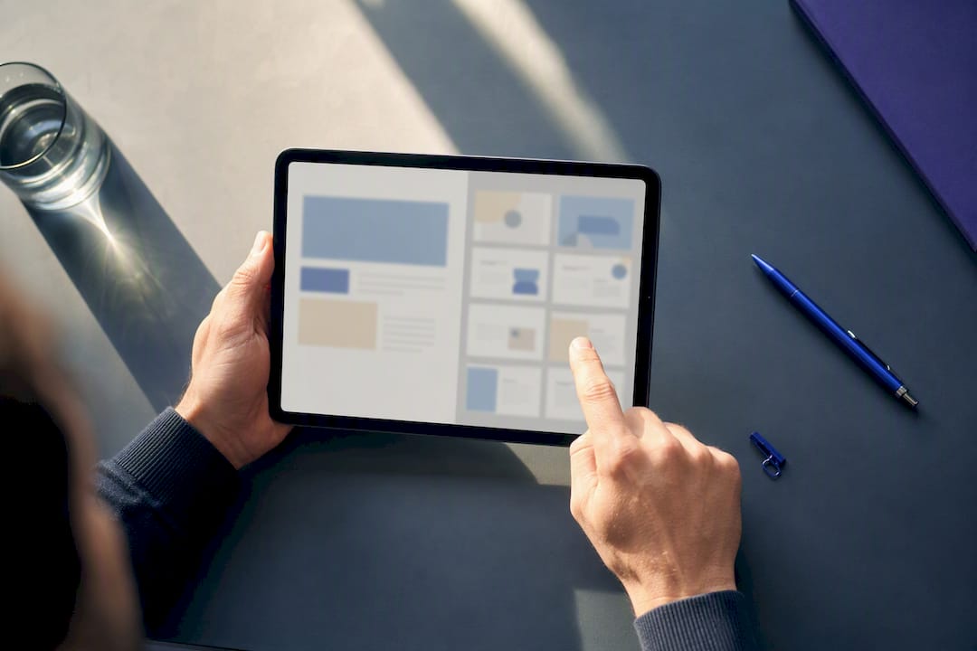 Founder comparing one-pager and pitch deck views