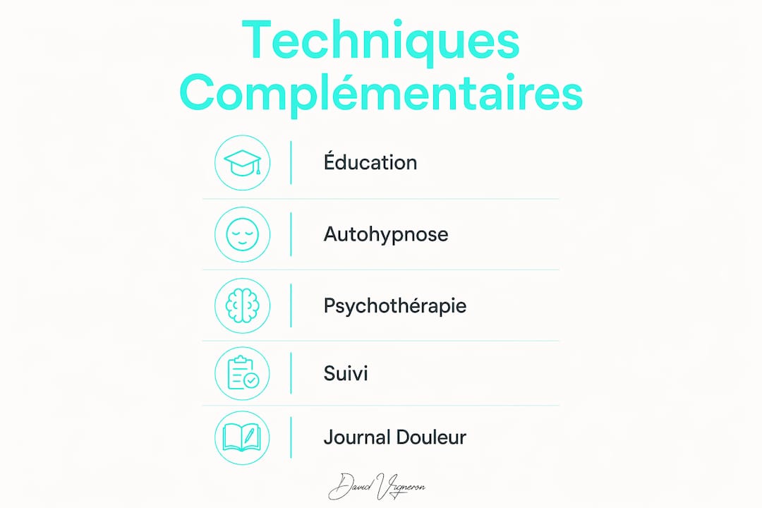 Techniques complémentaires en hypnose : comment soulager la douleur chronique en un coup d’œil
