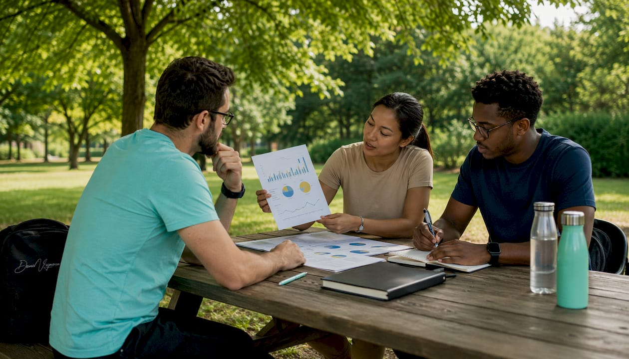 Atelier de réflexion financière en équipe