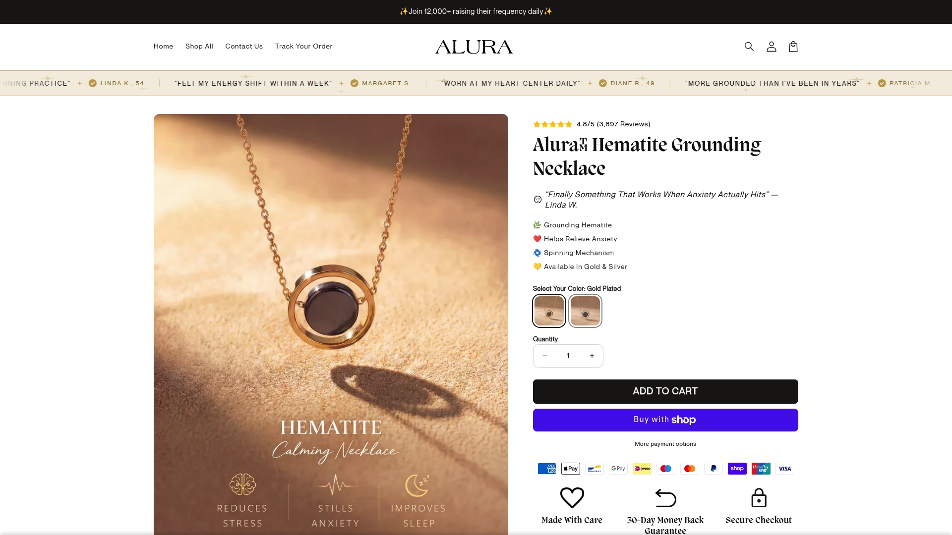 https://aluracharm.com/products/alura-hematite-grounding-necklace