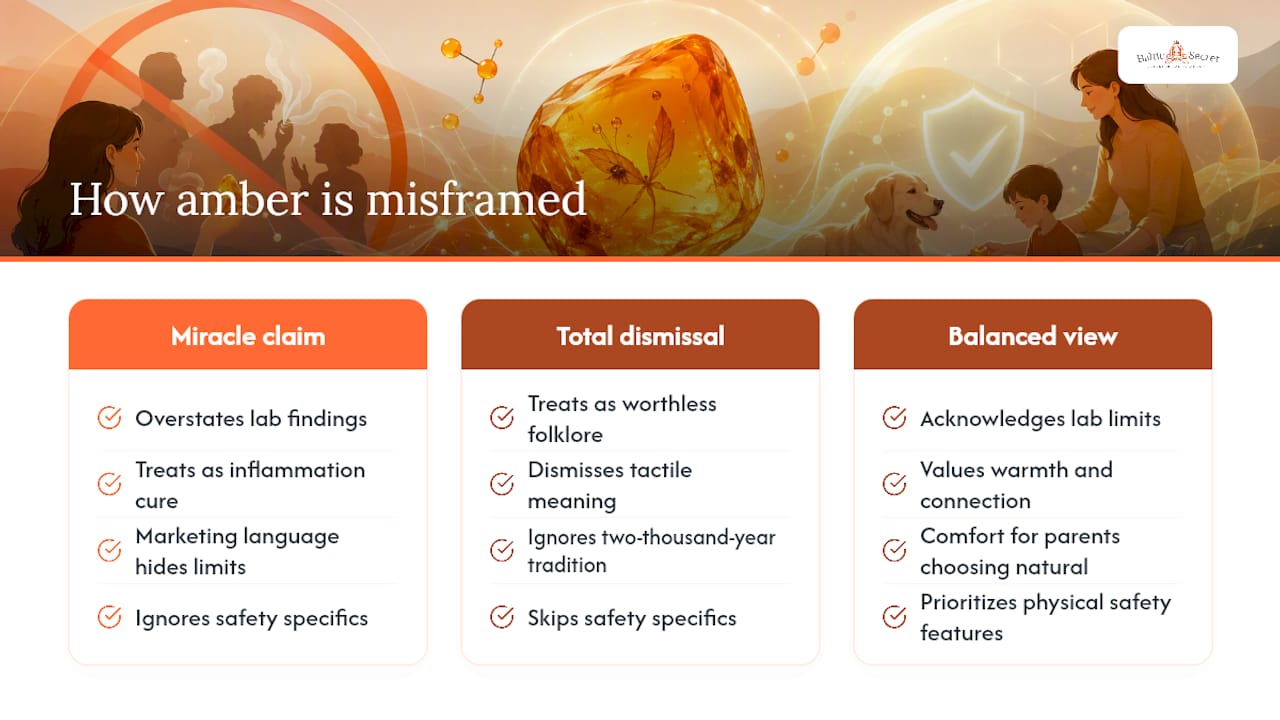 Where the amber conversation usually goes wrong — overview diagram