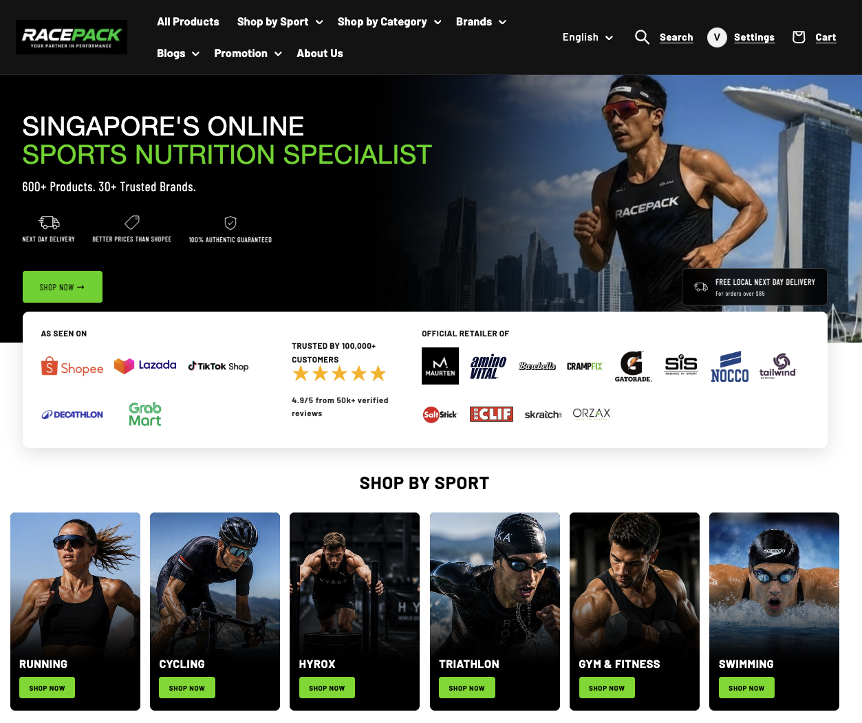 Racepack SG