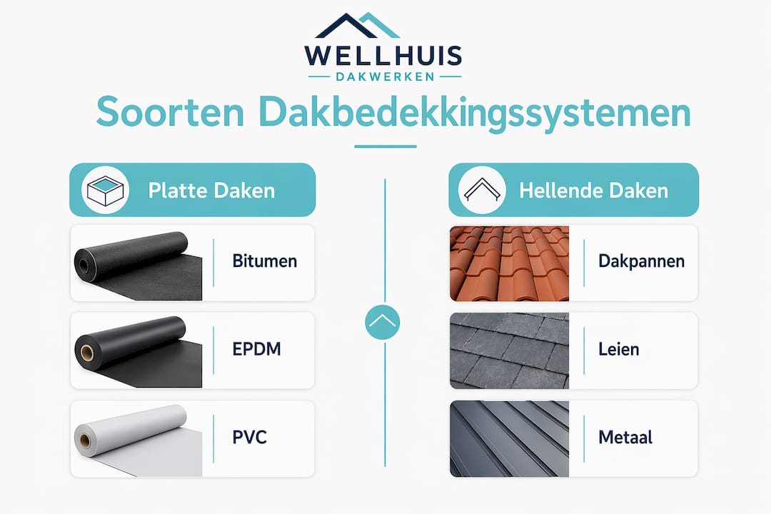 Overzicht: verschillende soorten dakbedekking in beeld