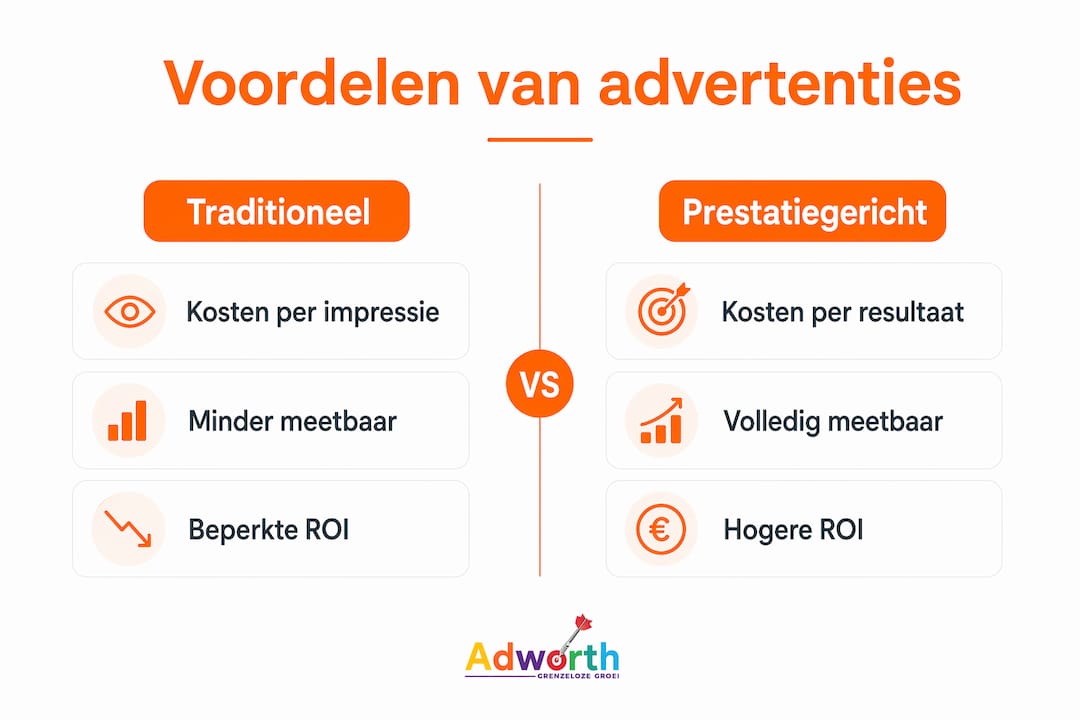 Infographic: de pluspunten van adverteren op basis van prestaties