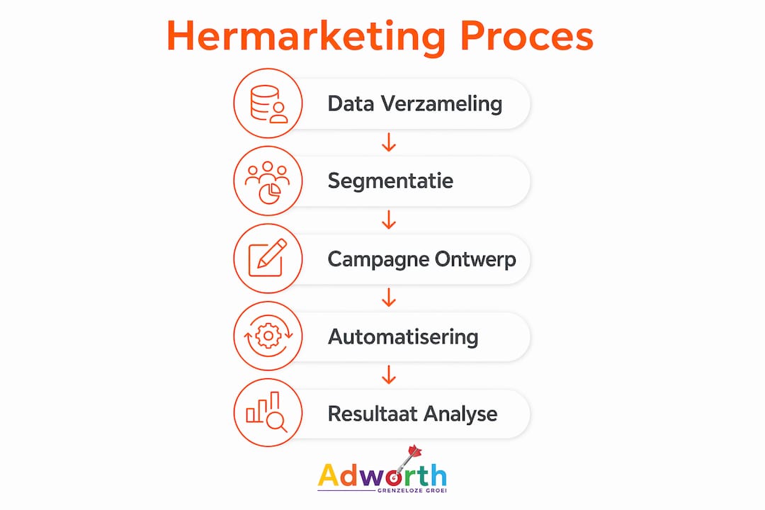 Infographic: stappenplan voor een succesvolle remarketingstrategie