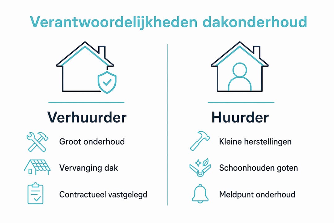 Overzicht van de verantwoordelijkheden van verhuurders en huurders