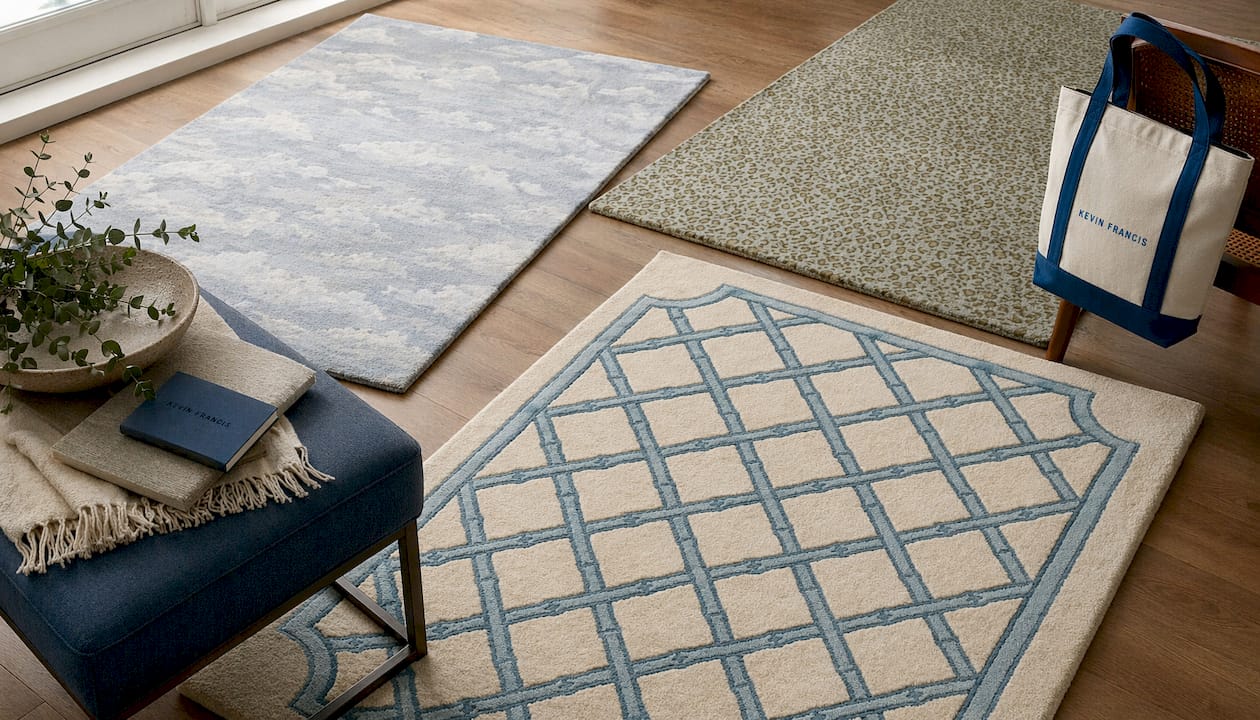 Cumulus Cloud Tibetan Hand-Knotted Wool Area Rug