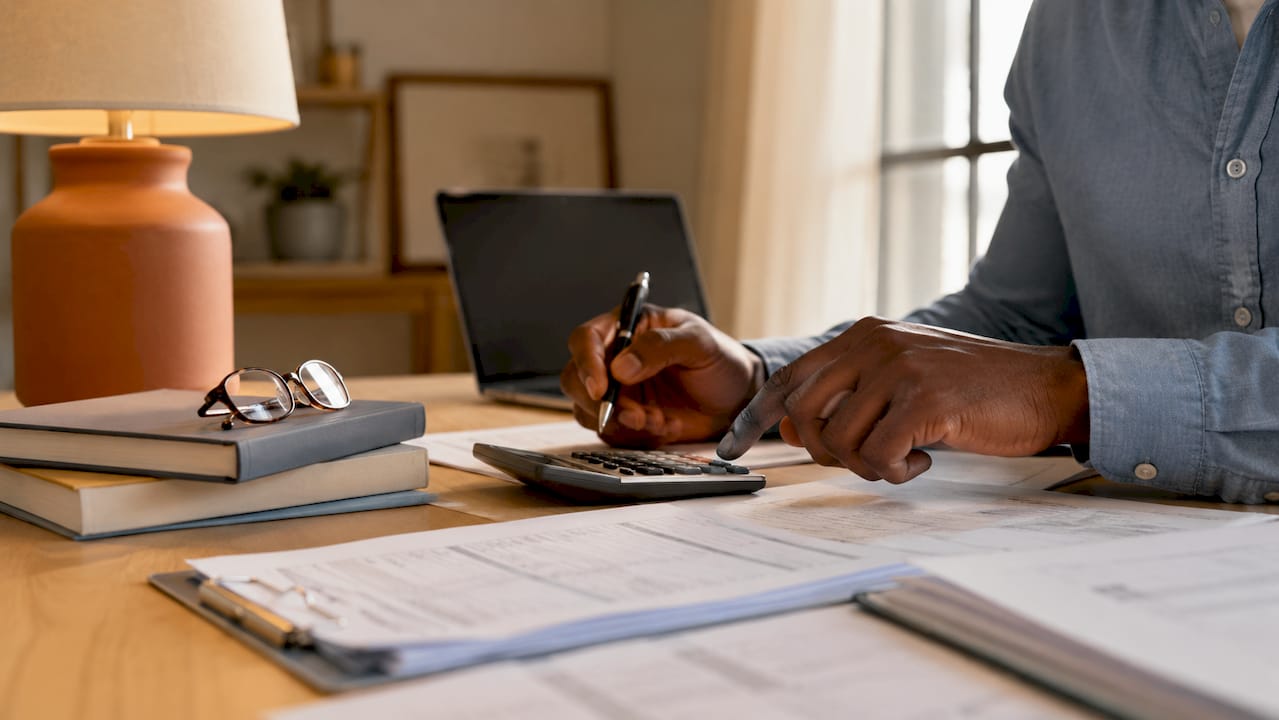 Accountant calculating Section 179 furniture deduction