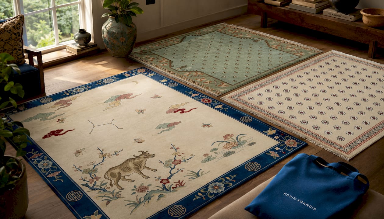 The Talisman Rug – Personalized Chinese Art Deco Rug