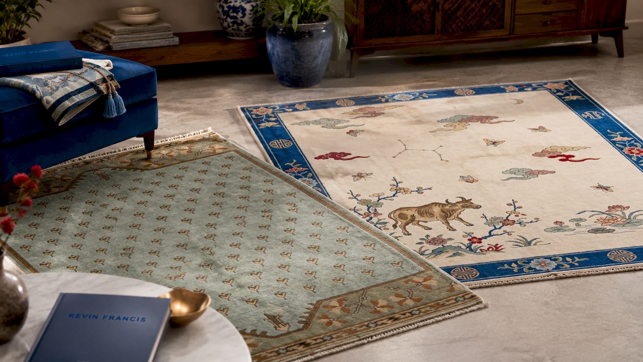 The Talisman Rug – Personalized Chinese Art Deco Rug