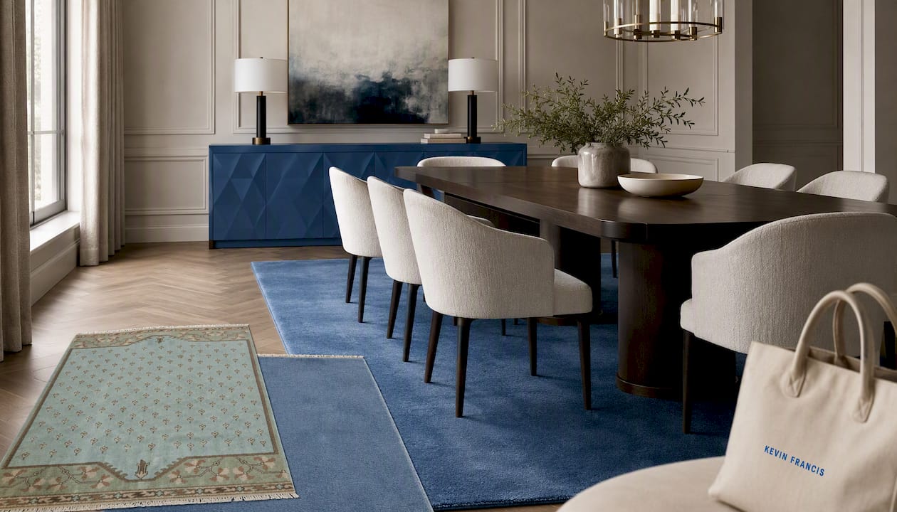 CHROMA Custom Size Solid Color Wool Rug
