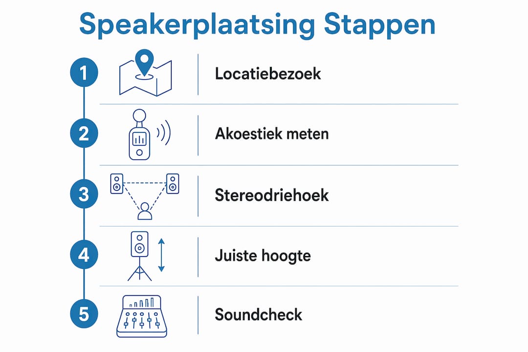 Infographic: zo plaats je speakers optimaal voor een geslaagd feest