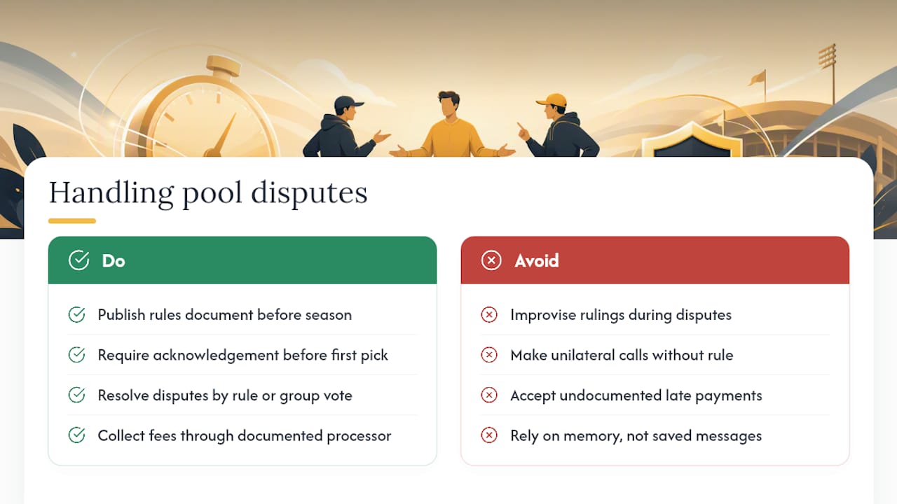 How Do You Handle Disputes Among Pool Participants? — overview diagram
