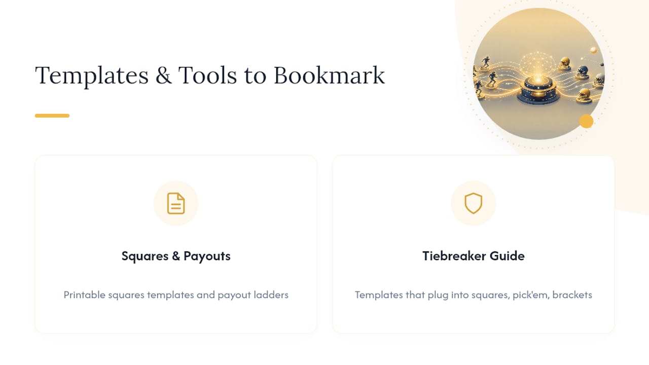 Templates and Tools Worth Bookmarking — overview diagram
