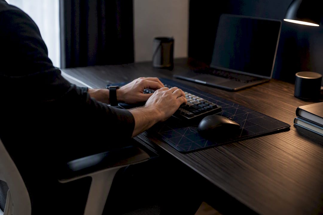 Hands renaming files for note tagging