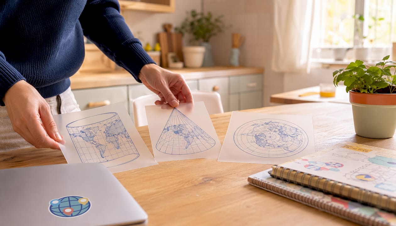 Types of Map Projections Explained for Quiz Players