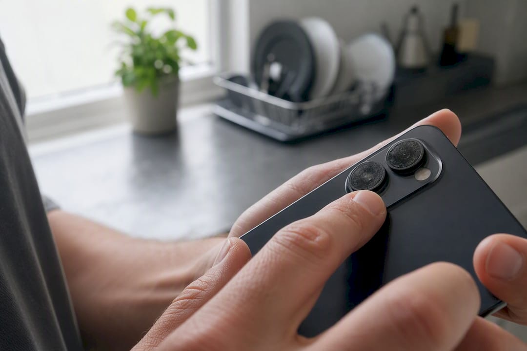 Controleren of de cameralens van je smartphone beschadigd is