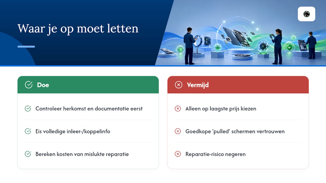 Wat de meeste koopgidsen over refurbished Apple over het hoofd zien — overview diagram