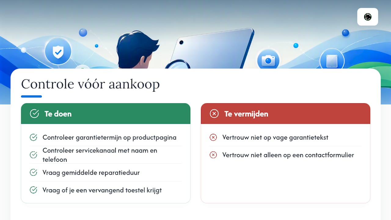Wat ik zelf altijd controleer voordat ik een refurbished iPad aanraad — overview diagram