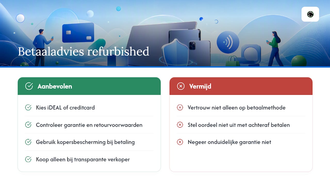 Wat vindt de auteur van betalen voor refurbished apple? — overview diagram