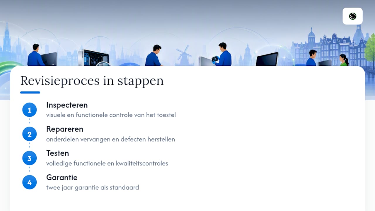 Vier stappen van inspectie tot garantie