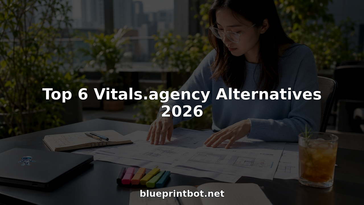 Woman arranging printed technical blueprints on desk