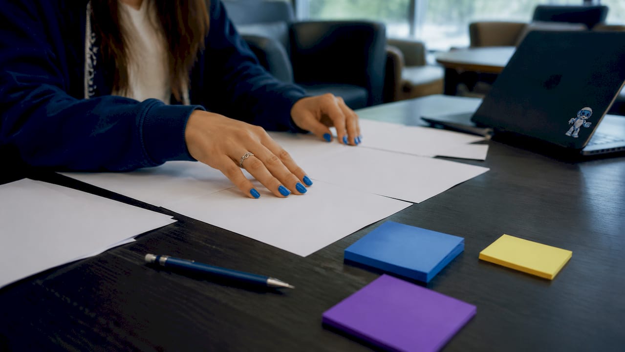 Hands organizing system design requirement sheets