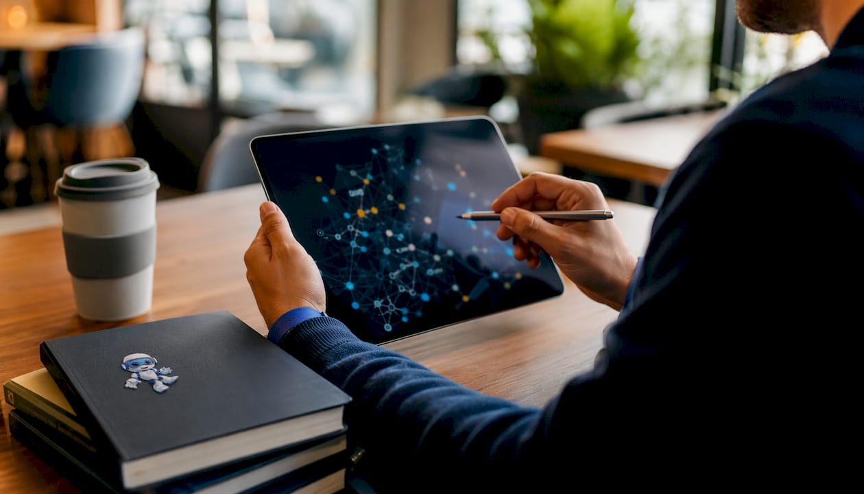 Developer analyzing app bottlenecks on tablet