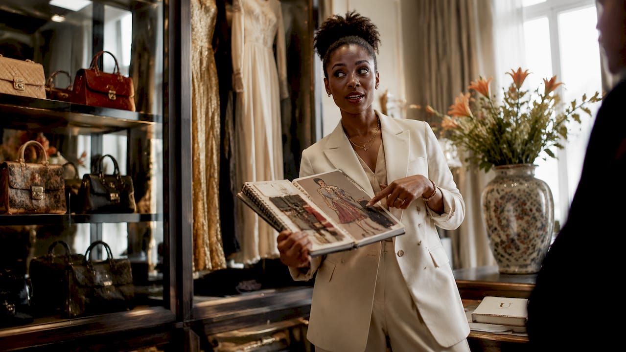 Historian discussing luxury brand legacy items