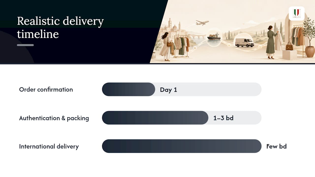 Shipping, Fulfillment Origin, and Realistic Delivery Timelines — overview diagram