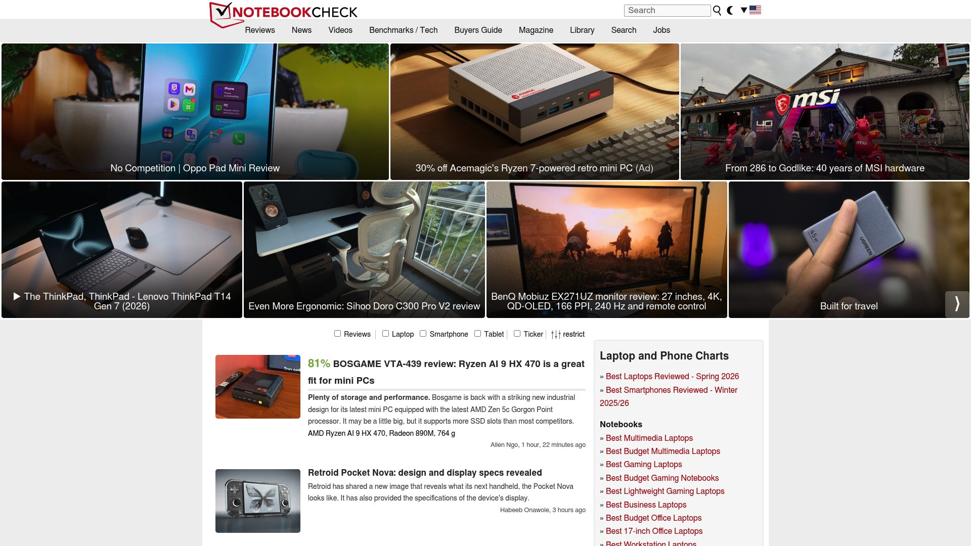 https://notebookcheck.net