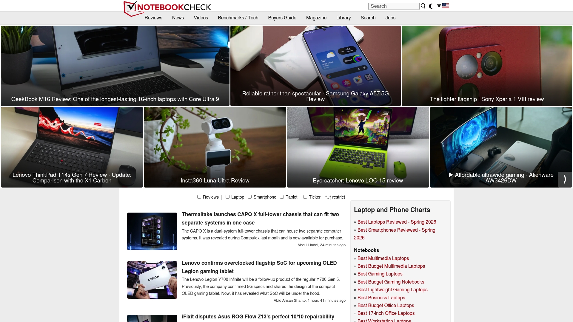 https://notebookcheck.net