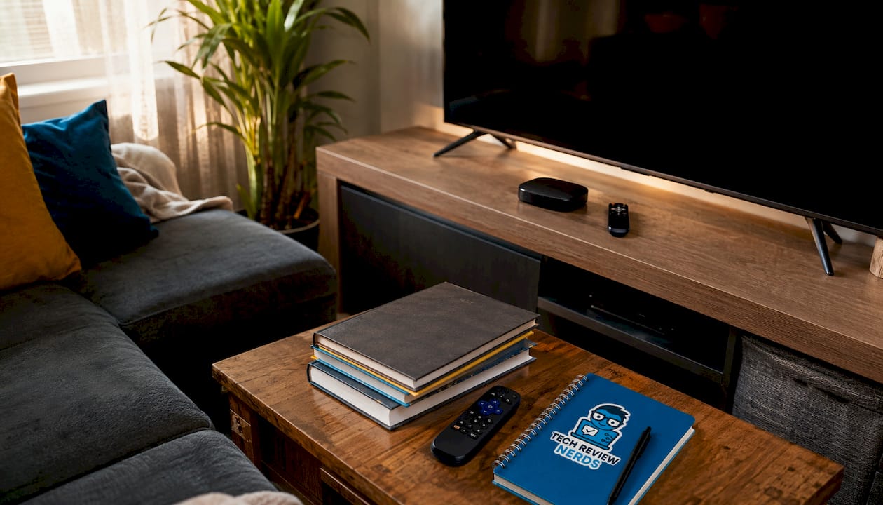Roku Ultra device in modern living room setup